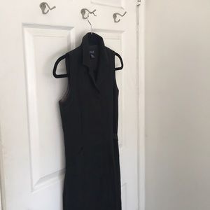 Ann Taylor Black Linen Dress